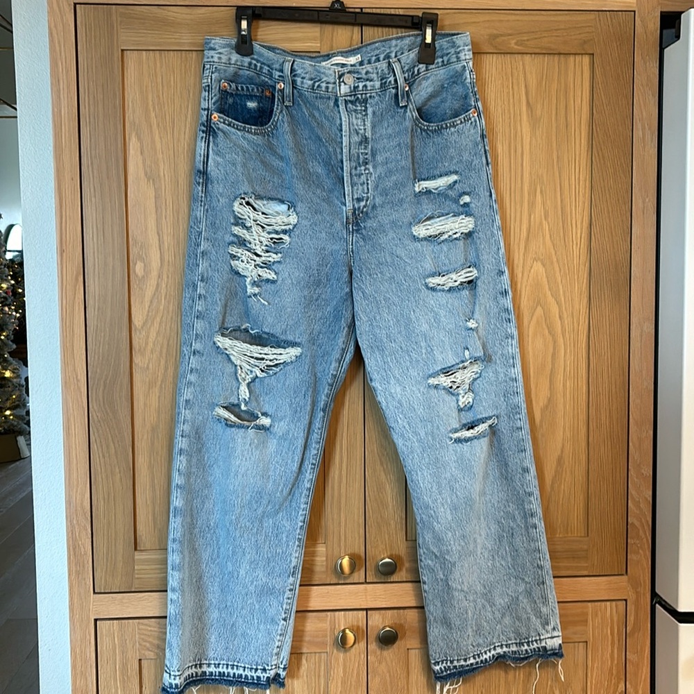Levi’s Ribcage Straight Ankle Size 32